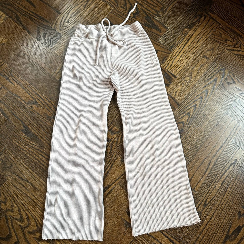Monrow waffle Wide-Leg Pants